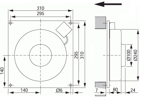 KV200A размеры