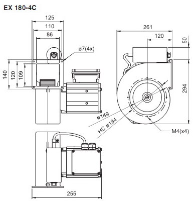  EX180-4C(ATEX)